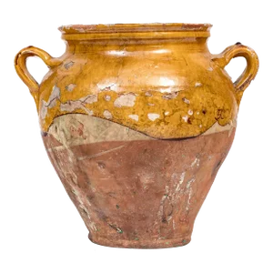 19th Century French Terracotta Confit Pot