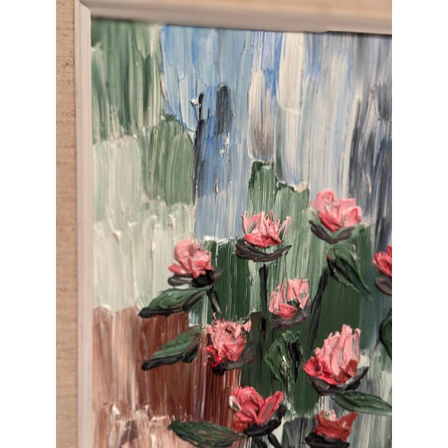 A. Wilén, Floral Impasto, 1960s, Oil on Panel, Framed For Sale - Image 7 of 17