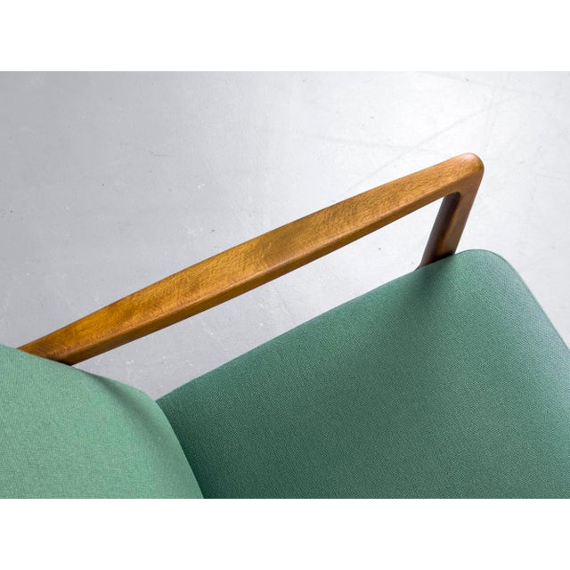 Brown Danish Model FD-109 Lounge Chair by Ole Wanscher for France & Daverkosen, 1950s For Sale - Image 8 of 18