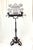 Metal 1800's Iron Adjustable Music Stand With Candle Holders For Sale - Image 7 of 9