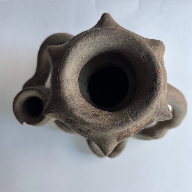 Antique Haitian Ritual Vessel With Anthropomorphic Figure, C. Early–Mid 20th Century For Sale - Image 11 of 11