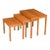 1970s Danish Mid Century Modern Teak Nesting Tables - Set of 3 For Sale