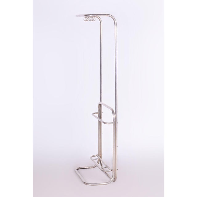 Vintage Bauhaus Wall Shelf in Chrome-Plated Steel, 1930s For Sale - Image 6 of 9