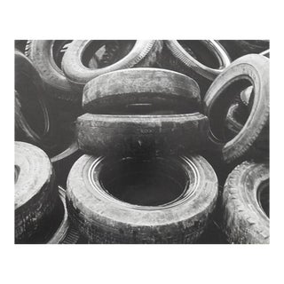 Vintage Abstract Tire Photograph For Sale