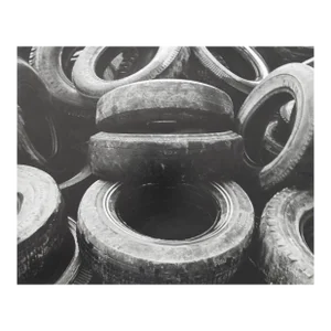 Vintage Abstract Tire Photograph