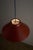 Gold Stone Red Conical Pendant with Anti-Glare System, 1970s For Sale - Image 8 of 10