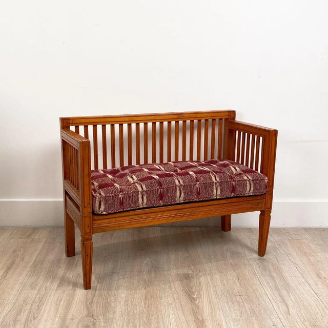 Wood Child's Bench, Denmark Circa 1830 For Sale - Image 7 of 7