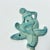Metal 1970s Vintage Coastal Nautical Cast Iron Verdigris Mermaid Wall Hook. For Sale - Image 7 of 9
