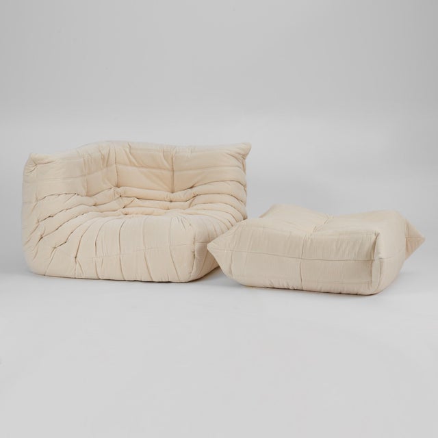 A rare, original vintage Ligne Roset Togo set, designed by Michel Ducaroy in 1973 - sourced in Europe and carefully...