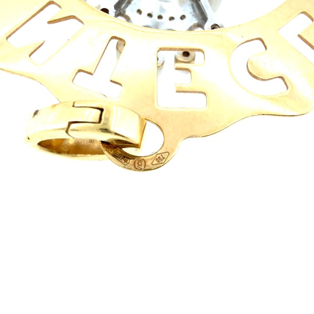 Chantecler Capri 18k Two Tone Large Logo Diamond Frog Prince Charm For Sale In Las Vegas - Image 6 of 7