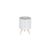 Porcelain Face Planter with Wooden Legs (Set of 3) For Sale In Chicago - Image 6 of 6