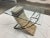 1980s Maitland-Smith Style Tessellated Stone and Iron Sculptural Base Glass Top Side End Table For Sale - Image 9 of 13