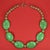 Lime Green Magnesite Tablet Necklace by Aria Jewelry Design, 20 Inch For Sale - Image 4 of 5