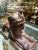 Brick Red Red and White Marble Sphinx - A Pair For Sale - Image 8 of 8