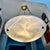 Traditional Large French Directoire Style Alabaster Chandelier Pendant Light For Sale - Image 3 of 16