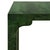 Contemporary Matthew Izzo Home Kendall Emerald Green Burl Wood Coffee Table For Sale - Image 3 of 5