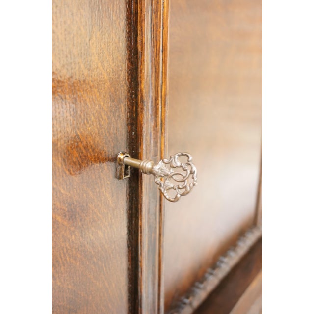 Antique Oak Buffet, 1890s For Sale - Image 9 of 16