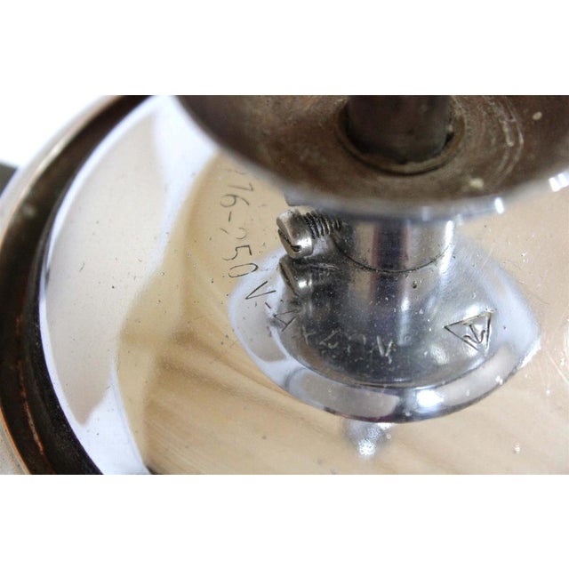 Art Deco Chrome Chandelier from ESC Zukov, Czechoslovakia, 1930s For Sale - Image 6 of 18