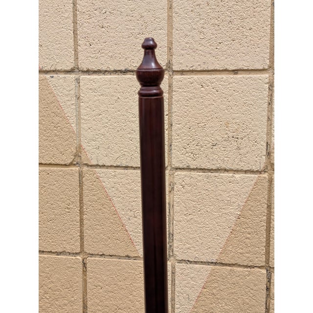 Brown Vintage Wooden Easel / Cherry Finish Adjustable Tripod Painting Easel/Wood Art Easel For Sale - Image 8 of 9