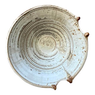 Vintage Boho Studio Pottery Bowl For Sale
