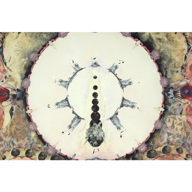 "Symbols of Authority" Satirical Bond Paperwork Collage Elaborate collage by Mickey "Kano" Kane (American, 20th century)....