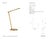 Kelly Wearstler by Visual Comfort Signature Cona Desk Lamp in Antique-Burnished Brass Designer: Kelly Wearstler Height:...