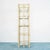 Vintage Bamboo & Glass Shelves, 1980s, Set of 2 For Sale - Image 4 of 14