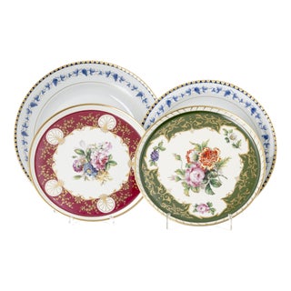 Plates in Porcelain from Vista Alegre, Set of 4 For Sale