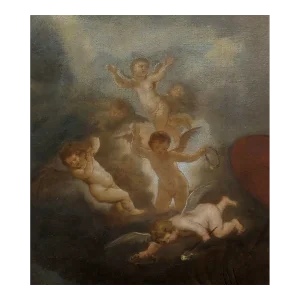 17th/18th Century Flemish Old Master - Hero Mourns the Dead Leander -Oil Painting
