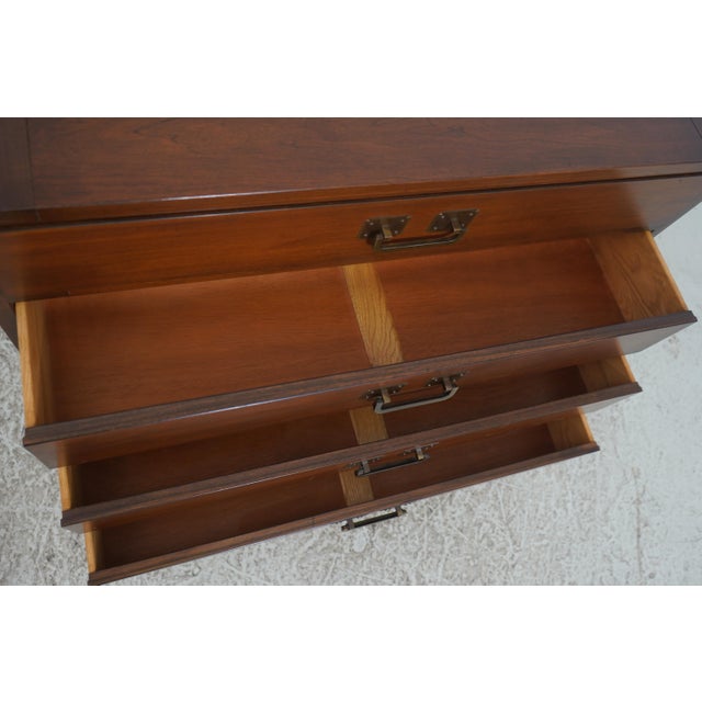 John Stuart John Stuart Walnut Mid Century Modern Dresser For Sale - Image 4 of 17
