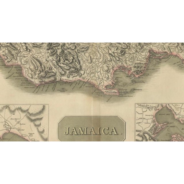 Jamaica Map by John Thomson, Kingston & Port Royal Harbors, 1817 For Sale - Image 4 of 11