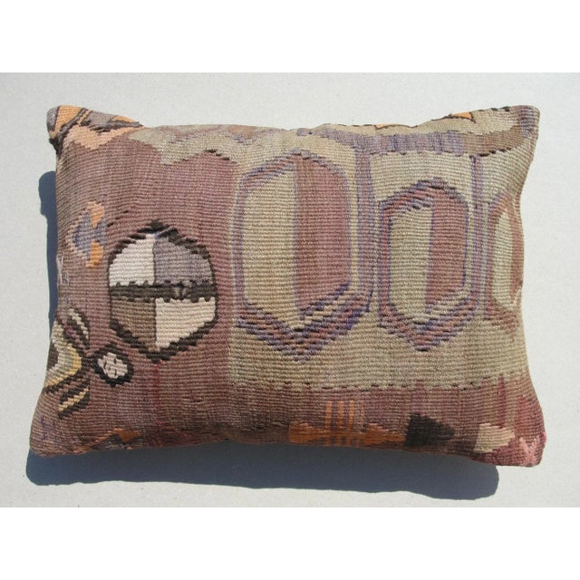 1970s Turkish Kilim Pillow Cover For Sale - Image 9 of 9