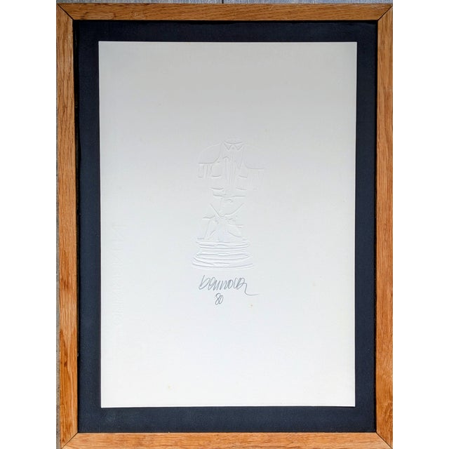 Miguel Berrocal, Male Torso, 1980, Print, Framed For Sale - Image 10 of 10