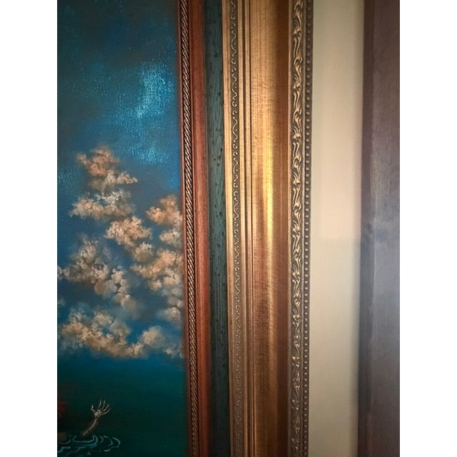 1999, Large Surrealist Panamanian Painting by Eduardo Navarro For Sale In New York - Image 6 of 8