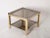 Mid-Century Modern Mid-Century Italian Brass Chrome and Glass Coffee Table, 1970s For Sale - Image 3 of 18