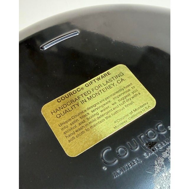 The Couroc Company Vintage Mid-Century Modern Couroc of Monterey Engravable Golf Serving Tray For Sale - Image 4 of 9