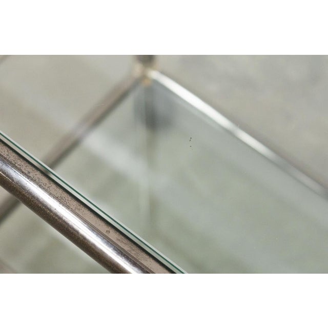 Service Trolley in Bronzed Metal and Glass, 1970s For Sale - Image 10 of 11