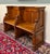 French Antique French Pew Bench Double Seat Oak For Sale - Image 3 of 18