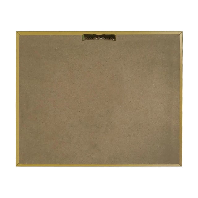 American "Mayflower Leading Galatea" Contemporary Reproduction Print, Framed to 8.5x9.5" For Sale - Image 3 of 3