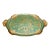 Vintage Florentine Gilt Tray — Green & Gold Scalloped Scroll Design, Made in Italy For Sale