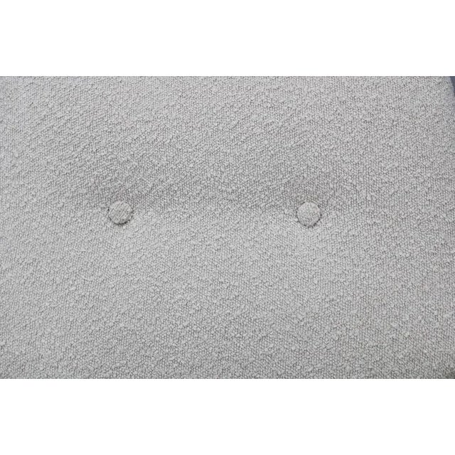 Mid-Century Italian Boucle Armchairs with Iron & Brass Legs, 1950s, Set of 2 For Sale - Image 13 of 17