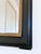 Antique French Louis Philippe mirror, dating to the late 19th century. The mirror with mercury glass features a black-...