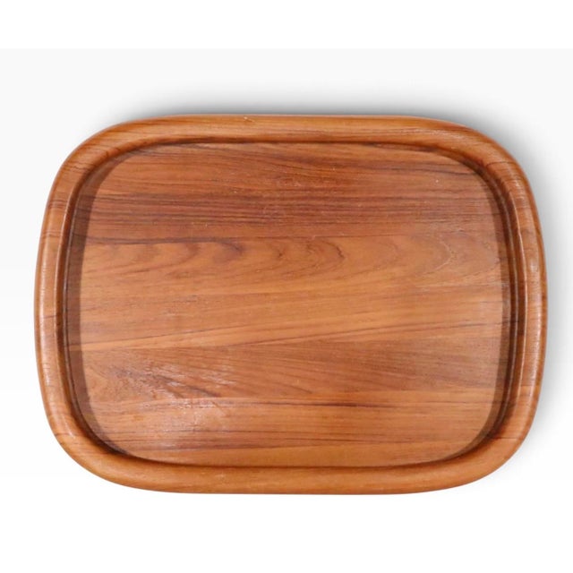 Mid 20th Century Mid 20th Century Danish Modern Tray by Jens Quistgaard for Dansk Thailand For Sale - Image 5 of 11