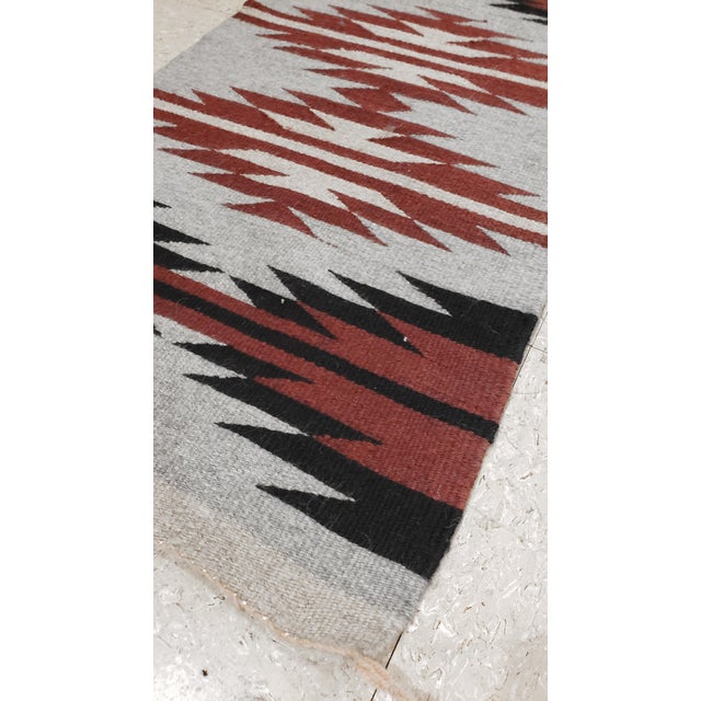 Late 20th Century Miniature Navajo Style Rug - 1′6″ × 2′10″ | Chairish
