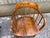 American Pair of Arts and Crafts Firehouse Oak Windsor Pub Chairs For Sale - Image 3 of 17