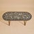 Gold French Mosaic Coffee Table with Brass Base, 1960s For Sale - Image 8 of 13