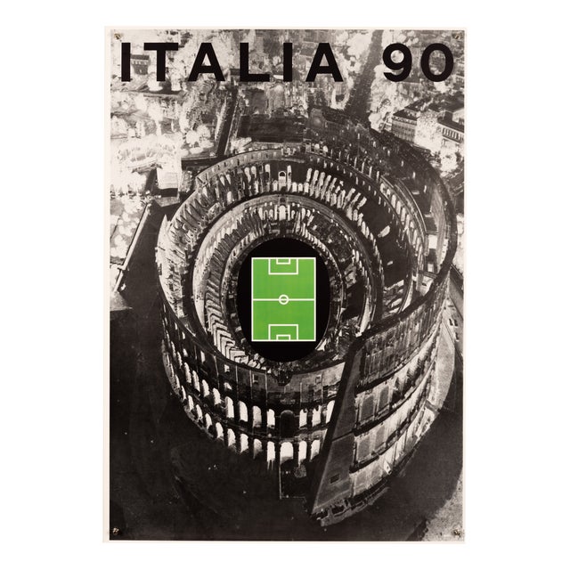 Italian Original Poster by Alberto Burri, 1990 For Sale