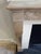 This unique tan and gray petite marble mantel was reclaimed by Olde Good Things from a private Manhattan residence on East...