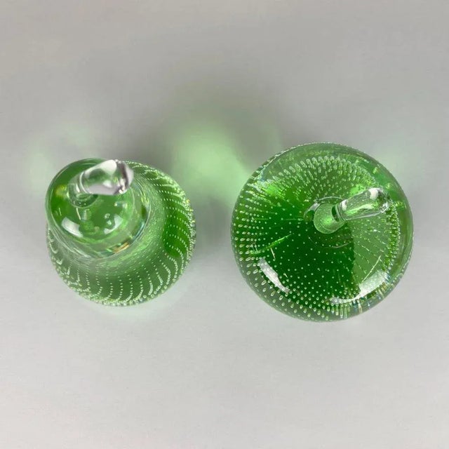 Glass Paperweights by Milan Metelák, 1970s, Set of 2 For Sale - Image 4 of 11