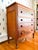 Early 19th Century Antique Early 1800s New England Neoclassical Cherry and Mahogany Chest of Drawers For Sale - Image 5 of 15